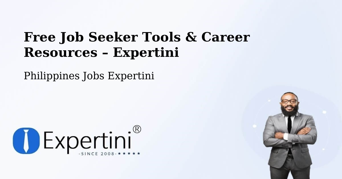 Free Job Seeker Tools & Career Resources – Pateros - Pateros, Philippines Jobs Expertini