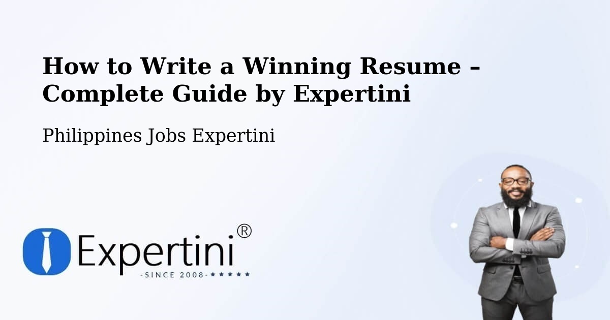 Resume Writing Guide for Job Seekers – Pateros - Pateros, Philippines Jobs Expertini
